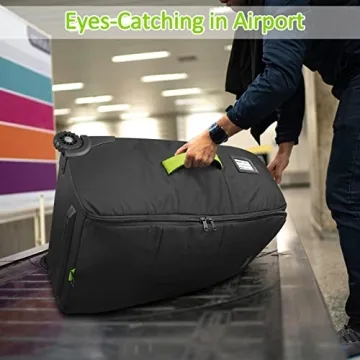 YOREPEK Padded Stroller Travel Bag with Wheels