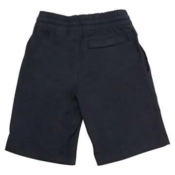 NIKE Boys' Black/White Jersey Shorts for Active Kids