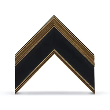 Antique Gold Black Deco TV Frames for Samsung Frame TV