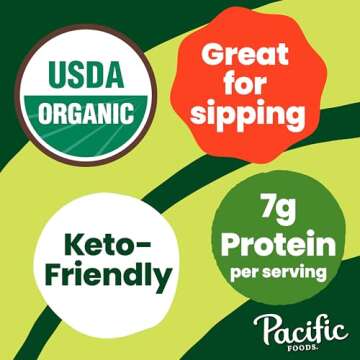 Pacific Foods Organic Chicken Bone Broth With Black Garlic and Shiitake Mushroom, 32 oz Carton