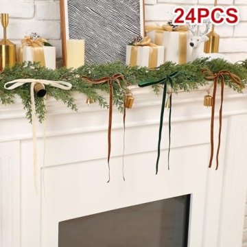 Elegant Velvet Bows for Christmas and Celebrations