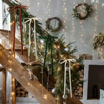 Elegant Velvet Bows for Christmas and Celebrations