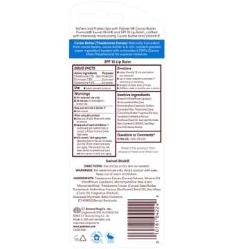 Palmer's Cocoa Butter Formula Duo Pack, Moisturizing Swivel Stick and Lip Balm with Vitamin E, All D...