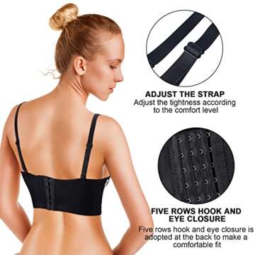 Women's Rhinestone Bustier Top Black Rhinestone Corset Crop Shining Diamond Bra Push up Club Party Rhinestone Crop Tops for Women