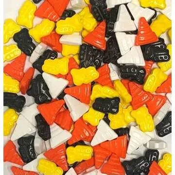 COOL MOM SPRINKLES Construction Cone Excavator Shaped Sprinkle Medley (4 oz.) – Builder Themed Spr...