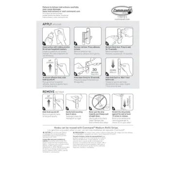 Command Utility Hooks for Easy Damage-Free Hanging Solutions