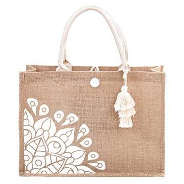 ITGOWISA Beach Bag: Stylish & Functional Jute Tote