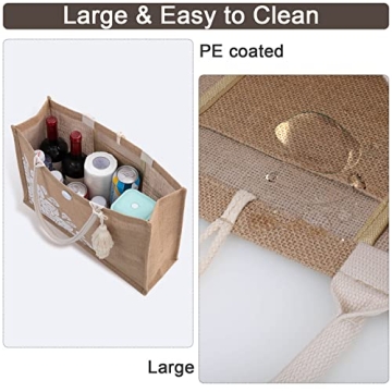 ITGOWISA Beach Bag: Trendy Jute Tote for Women