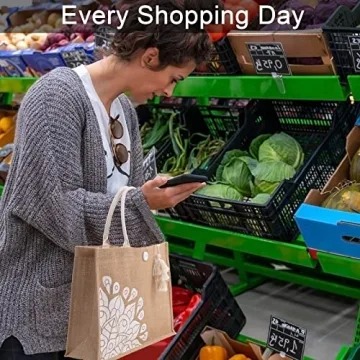 ITGOWISA Beach Bag: Trendy Jute Tote for Women