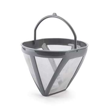 Smeg 50's Retro Style Aesthetic Drip Coffee Machine with 10 Cup Glass Carafe, Auto Start Feature, Ke...