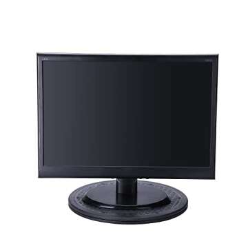 Aketek 12 Inch Heavy Duty Rotating Swivel Steel Ball Bearings Stand Monitor/TV/Turntable/Lazy