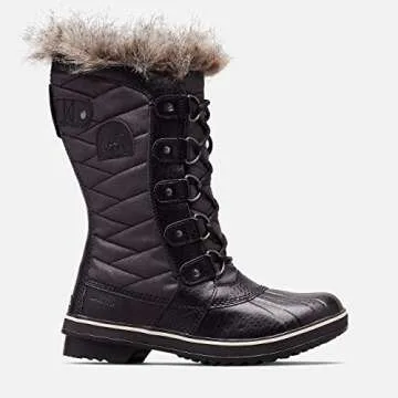 Sorel Women's Tofino II Winter Boots - Chic & Cozy in Black/Stone