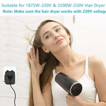 International Universal Travel Plug Adapter: 2400W Worldwide Adaptor with 3 USB-A and 1 USB-C Ports, UK/EU/AU/US (200+ Countries) All-in-One Power Electrical Outlet for America European Asia