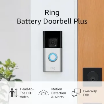 Ring Battery Doorbell Plus - HD Video & Alerts