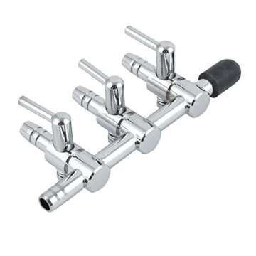 uxcell Metal Aquarium 3-Way Air Pump Control Valve