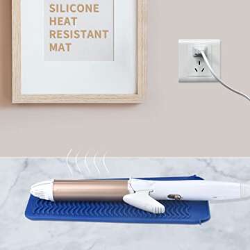 EIOKIT Silicone Heat Resistant Hair Tool Pouch