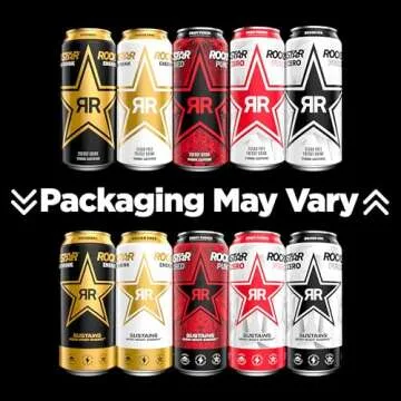 Rockstar Energy Drink Punched Berry Sangria, 12 Pack