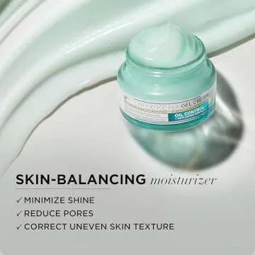 IT Cosmetics Confidence in a Gel Cream Oil Control - Hydrating Oil-Free Face Moisturizer - Reduces Shine & Look of Large Pores - with Niacinamide, Vitamin E & Peptides - Non-Comedogenic - 2.0 oz