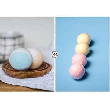 200 Pieces Heat Shrink Wrap Bags 4 x 4 Inch, 6 x 6 Inch, 5 x 8 Inch, 6 x 10 Inch, 4 Sizes Clear Odorless Heat Shrink Film Wrap POF Heat Shrink Wrap for Homemade DIY Packaging Soap Candle Bath Bomb