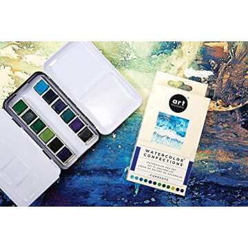 Prima Marketing Currents Watercolor Pans - Vibrant Colors for All