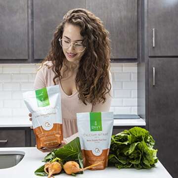 ENVY Solution Grade Calcium Nitrate (15.5-0-0) Prevents Blossom End-Rot from Calcium Deficiency in T...