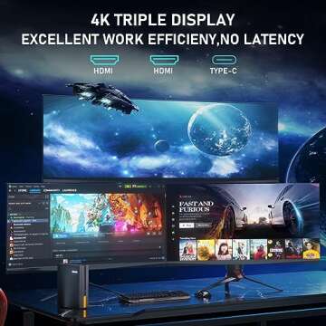 ACEMAGIC Mini PC i5-12450H Fast & Compact Desktop