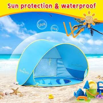 Monobeach Baby Beach Tent Portable with UV Protection