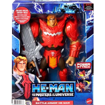 Deluxe He-Man Action Figure for Kids Ages 4 and Up