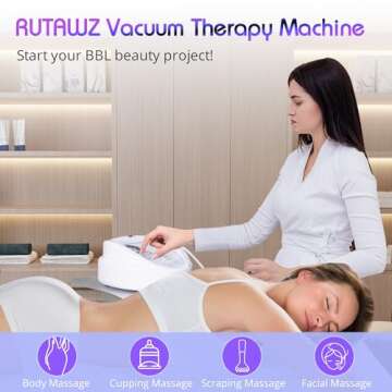 RUTAWZ Vacuum Therapy Machine for Salon-Level Beauty Treatment
