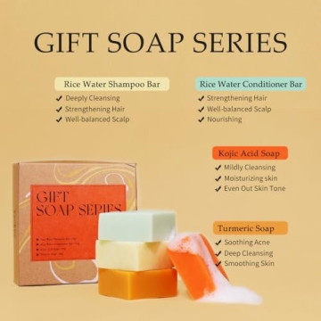 Yeokoe Travel Gifts Soap Bars for Face, Body & Hair Care