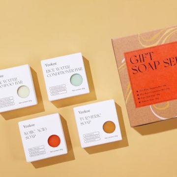 Yeokoe Travel Gifts Soap Bars for Face, Body & Hair Care
