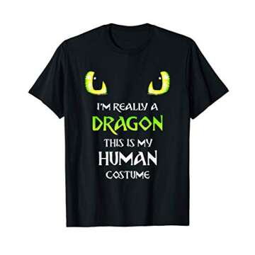 I'M Really Dragon This is My Human Costume T-Shirt