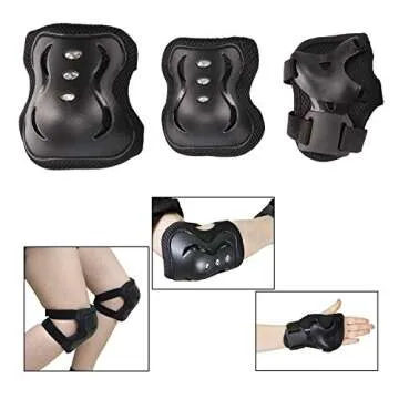 BOSONER Kids/Youth Knee Pad Elbow Pads Guards Protective Gear Set for Roller Skates Cycling BMX Bike...