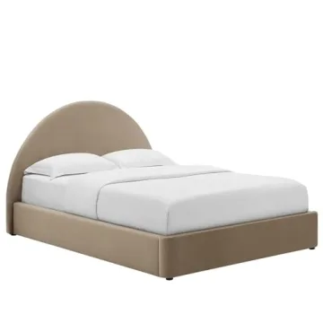 Luxury Modway Resort King Size Bed Frame in Velvet