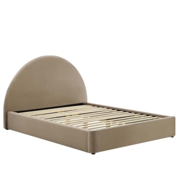 Luxury Modway Resort King Size Bed Frame in Velvet
