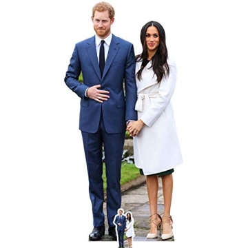 Prince Harry and Meghan Markle Life Size Cardboard Cutout Standup SC1115