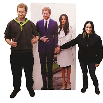Prince Harry and Meghan Markle Life Size Standup Cutout