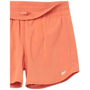 Amazon Essentials Women's 4" Stretch Woven Running Short, Ginger, Small