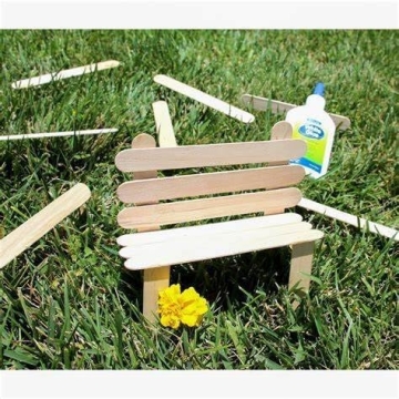 KTOJOY 100Pcs Jumbo Wooden Craft Sticks for All Projects