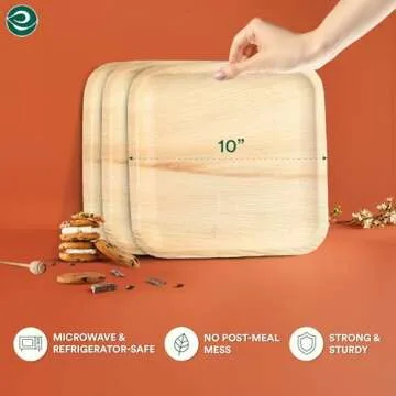 Eco-Friendly Palm Leaf Plates for Special Occasions
