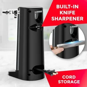 POHL SCHMITT Electric Can Opener with Knife Sharpener & Bottle Opener