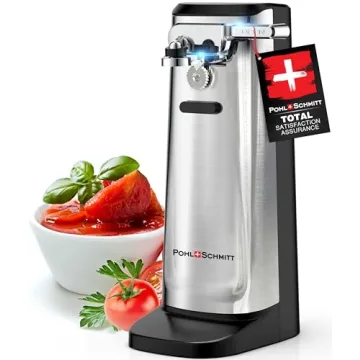POHL SCHMITT Electric Can Opener with Knife Sharpener & Bottle Opener