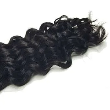 Brazilian Deep Curly Wave Hair - No Wefts, 3 Bundles