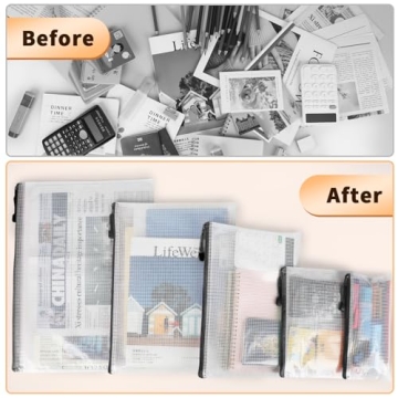 Umriox Zipper Pouch Set 18 Pack for Organization and Storage