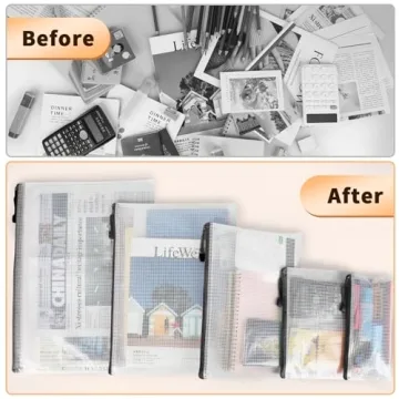 Umriox Zipper Pouch Set 18 Pack for Organization and Storage