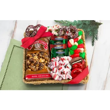 Gourmet Holiday Gift Basket with Chocolate & Candy