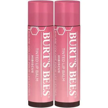 Burt's Bees 2-Pack Lip Tint Balm with Shea Butter - Soft Hibiscus