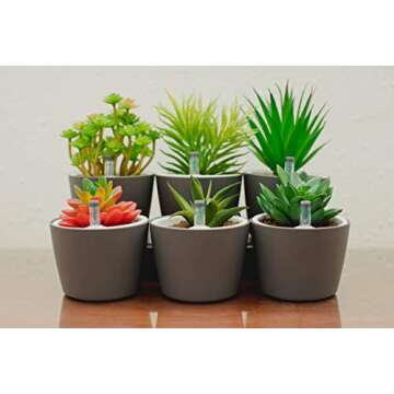GARDENIX DECOR Self-Watering Plant Pots - 6 Pack