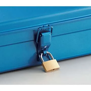 Durable TRUSCO Y-350-R Toolbox, 14.2x5.9 inches, Red