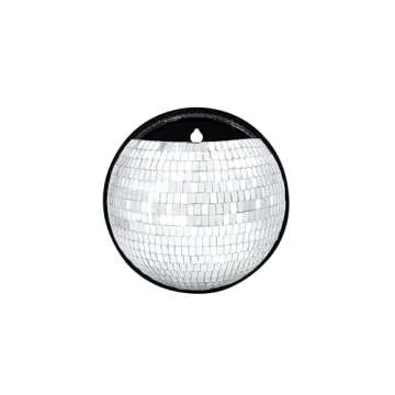 NPW Plant Life Magnetic Disco Ball Planter for Fridge, Plants Magnets for Refrigerator, Retro Indoor Garden Accessory, 5.75" Modern Indoor Planter for Flowers, Succulents, Herbs